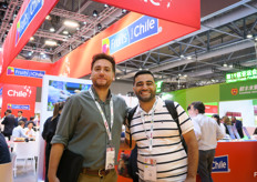 Julio Ruiz-Tagle and Edison Herrera from D-Quality Survey. D-Quality Survey conducts quality control measures and has a global presence.